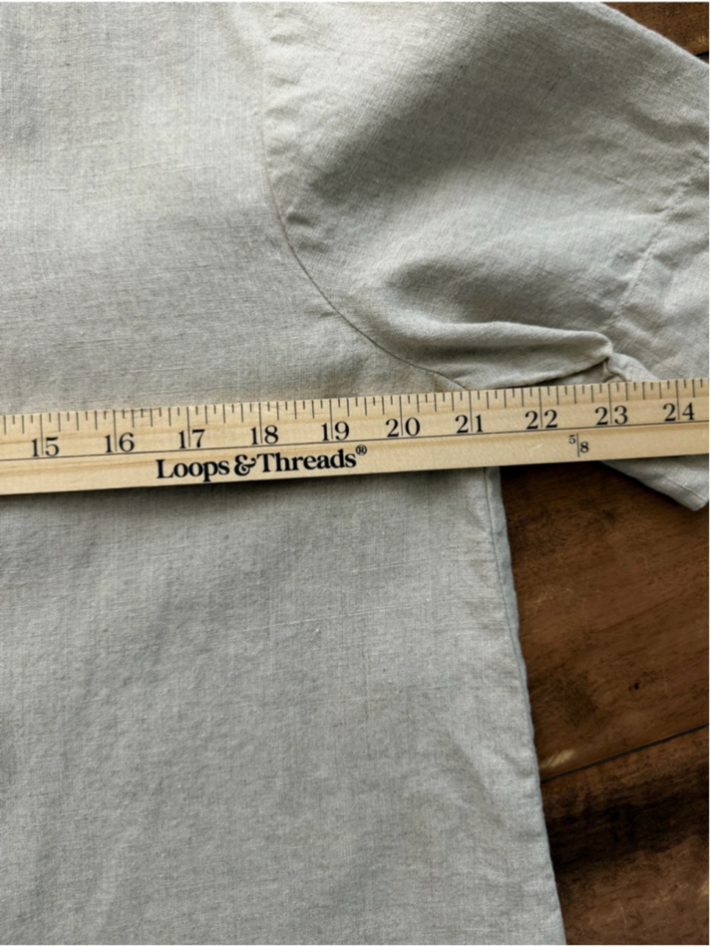 Eileen Fisher Beige Organic Linen Boxy Button Up Minimalist Capsule Shirt XS - Picture 8 of 9